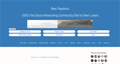 Desktop Screenshot of beerpassions.com